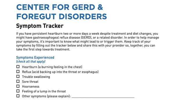 gerd symptom tracker