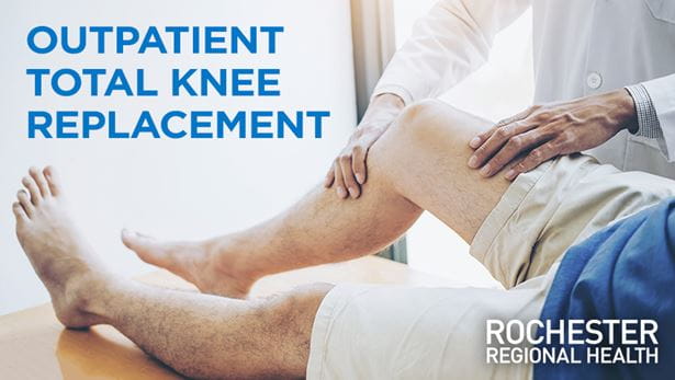 Outpatient total knee replacement