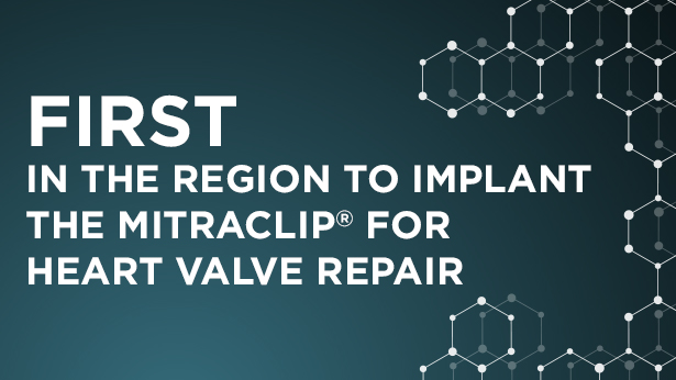 First to implant Mitraclip 