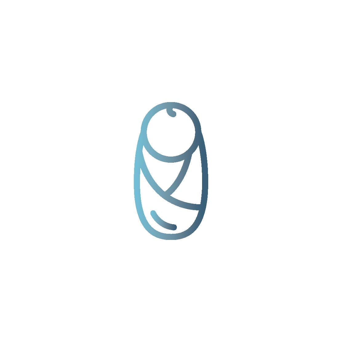icon of a swaddled baby