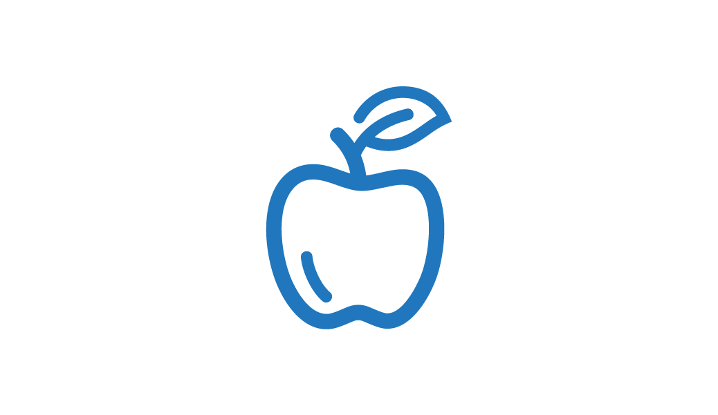 blue icon apple