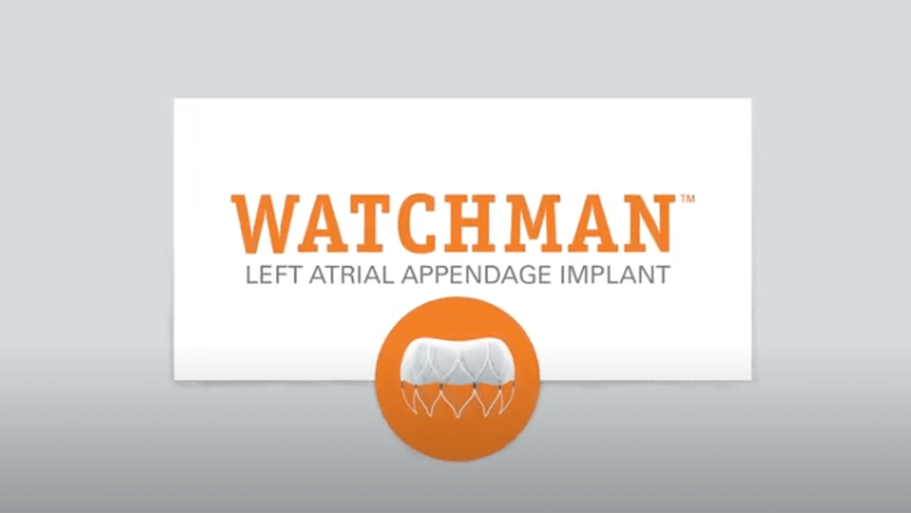 video still of the watchman left atrial appendage implant video