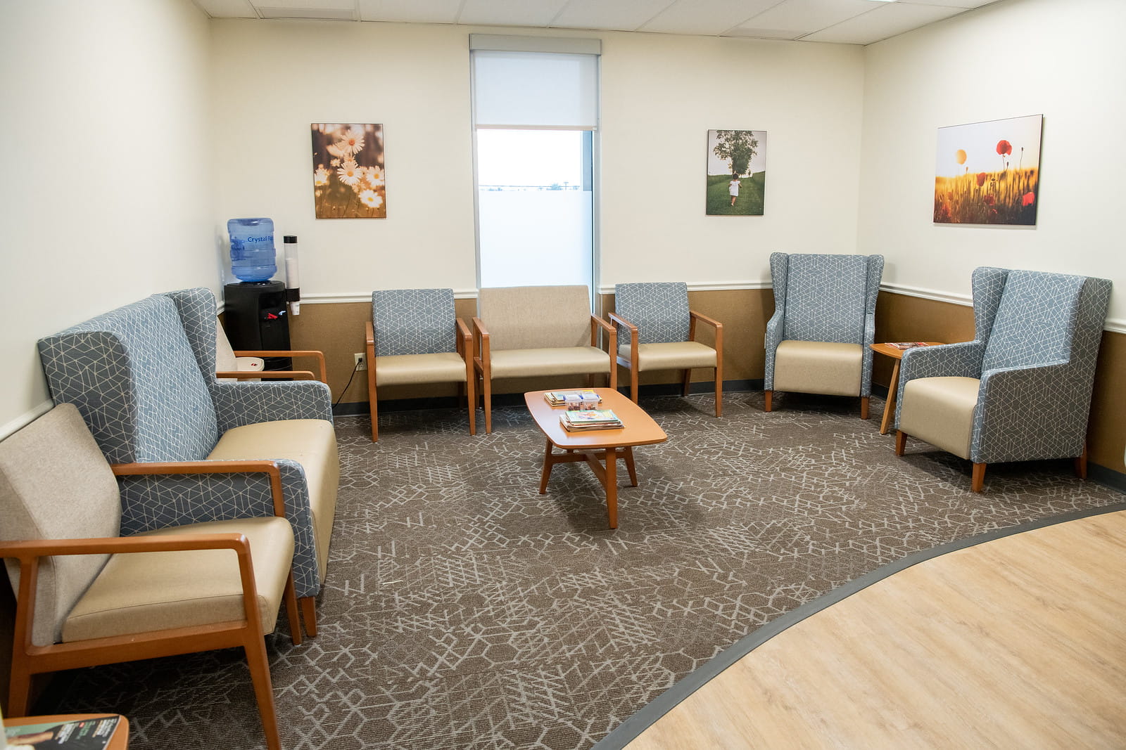 Visit the waiting room at the Midwifery Group at Bay Creek!
